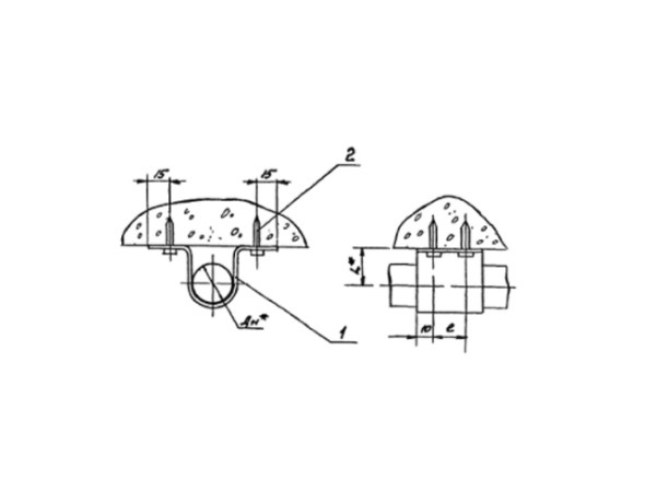 Подвеска для крепления трубопроводов АПЭ 1413 18 мм